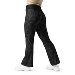 Black Zebra Flare Leggings