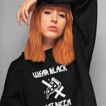 Wear Black Eat Pizza Unisex Sweatshirt