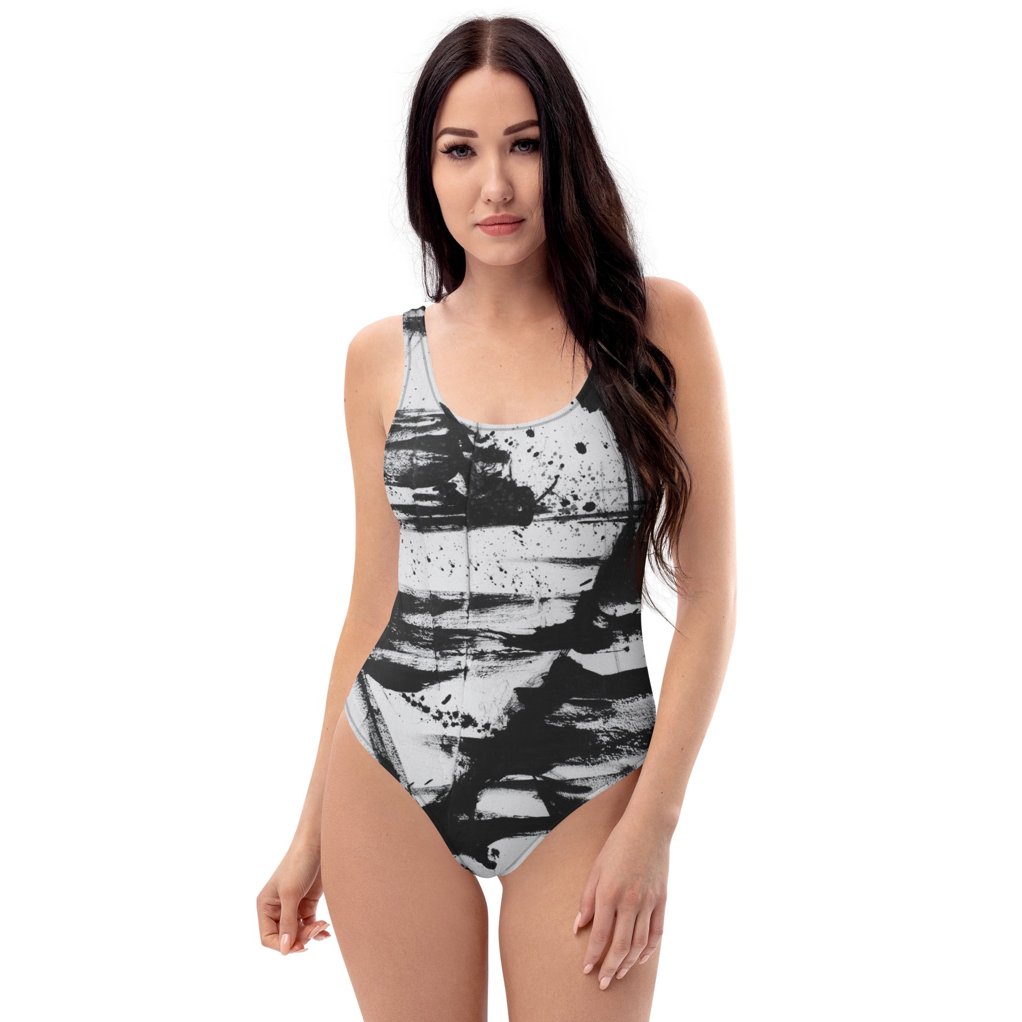 Paint One-Piece Swimsuit