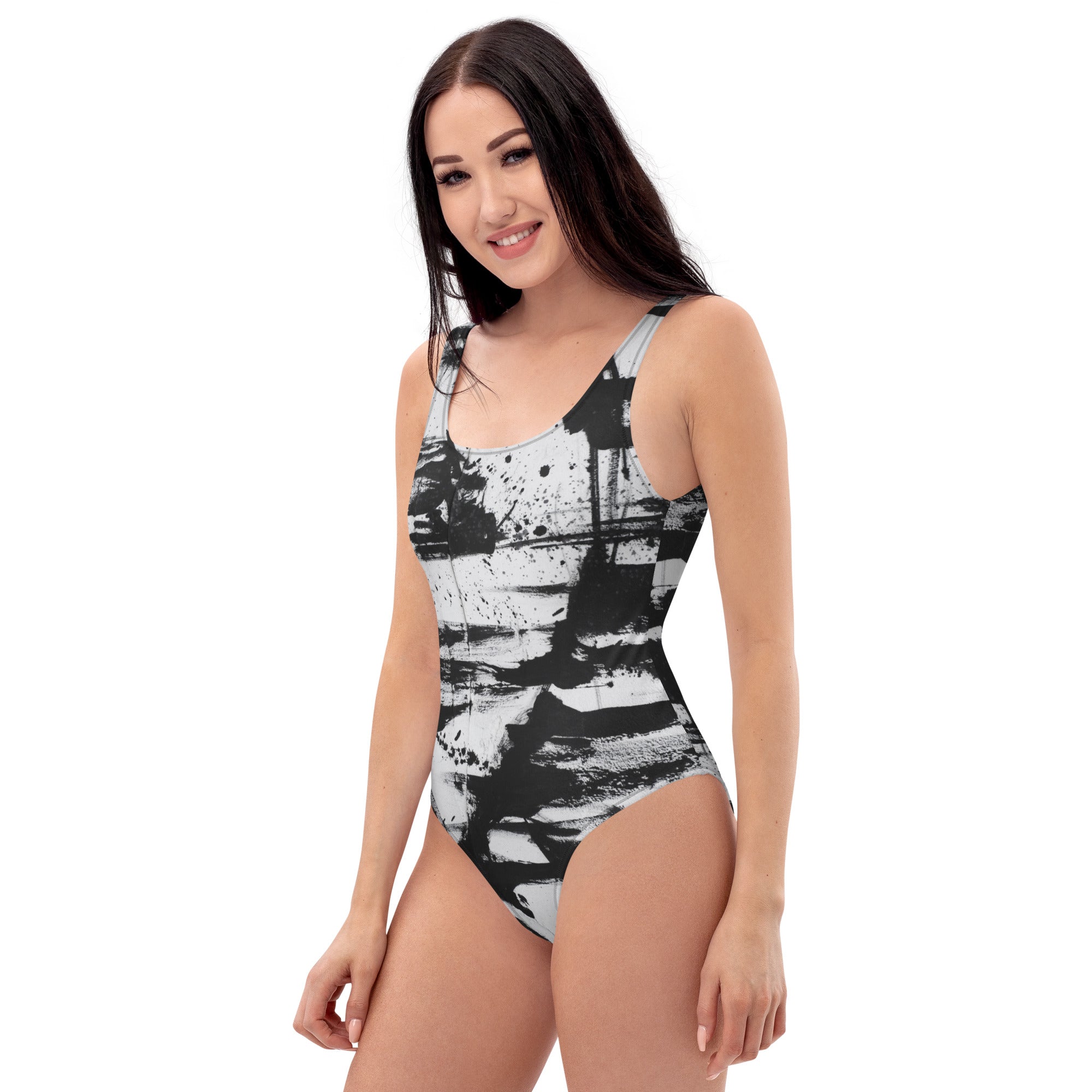 Paint One-Piece Swimsuit