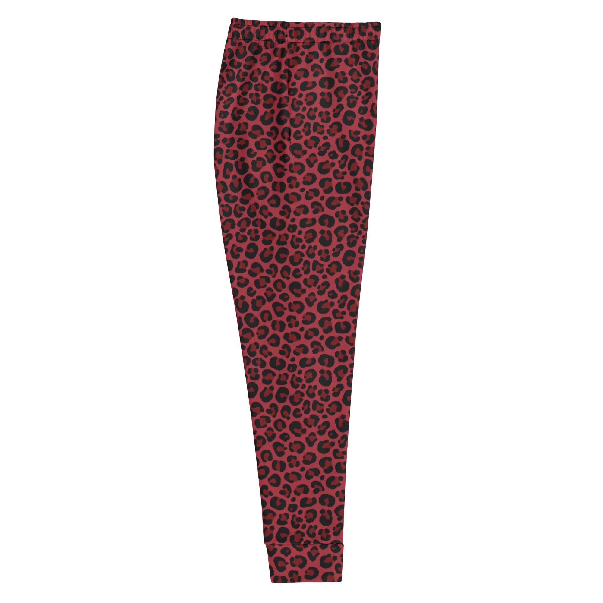 Red Leopard Joggers