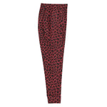 Red Leopard Joggers