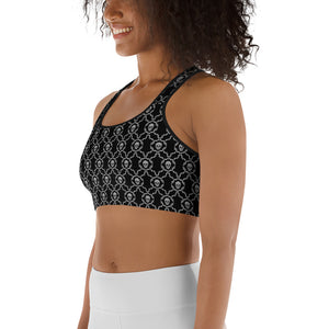 Paisley Chain Sports Bra