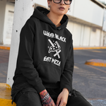 Wear Black Eat Pizza Unisex Hoodie