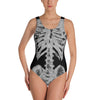 Skeleton One-Piece Swimsuit