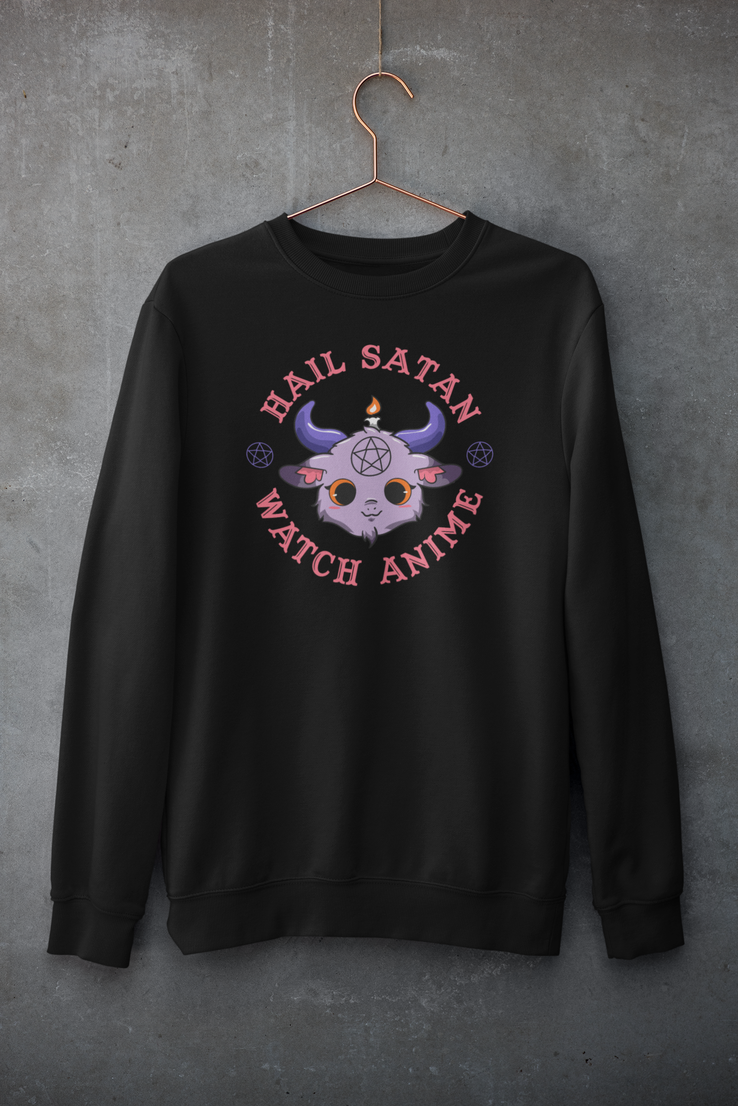 Hail Satan Watch Anime Unisex Sweatshirt