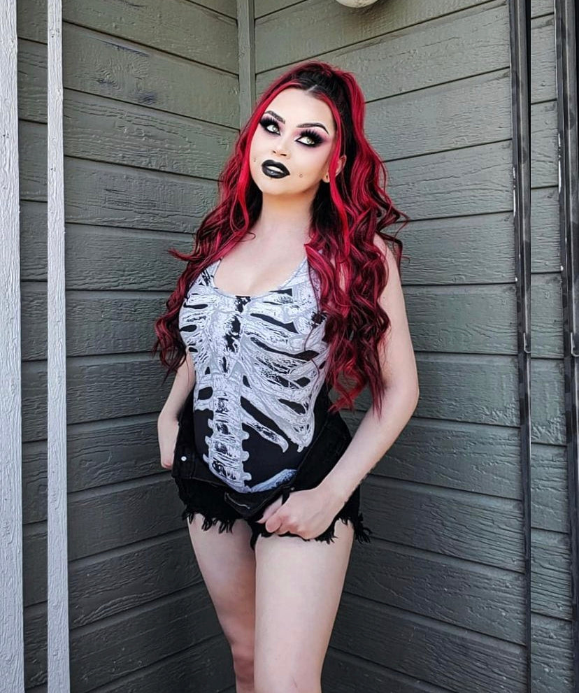 Skeleton One-Piece Swimsuit