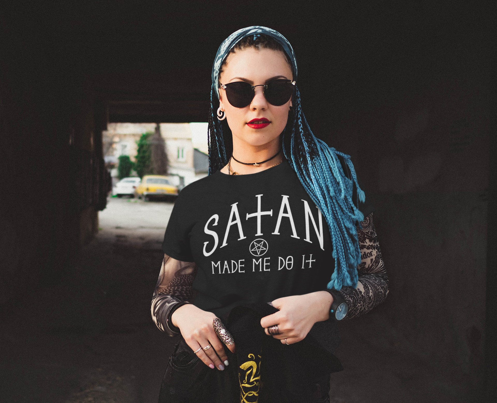 Satan made me do top it shirt