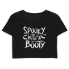 Spooky With A Booty Organic Crop Top