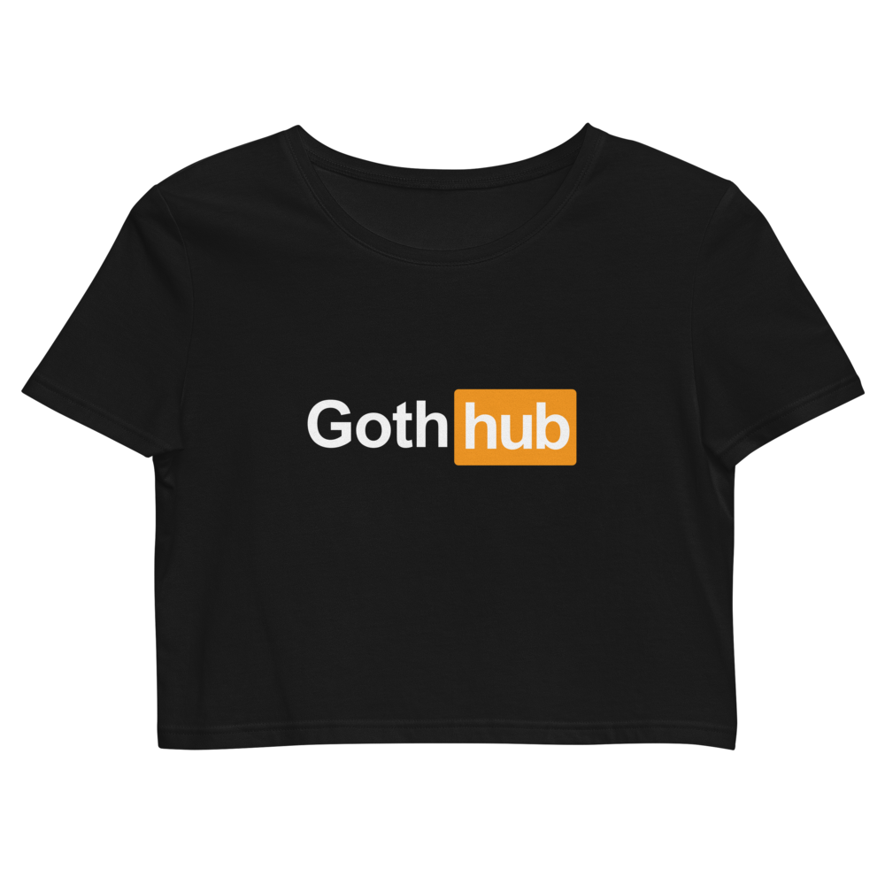 Goth Hub Organic Crop Top