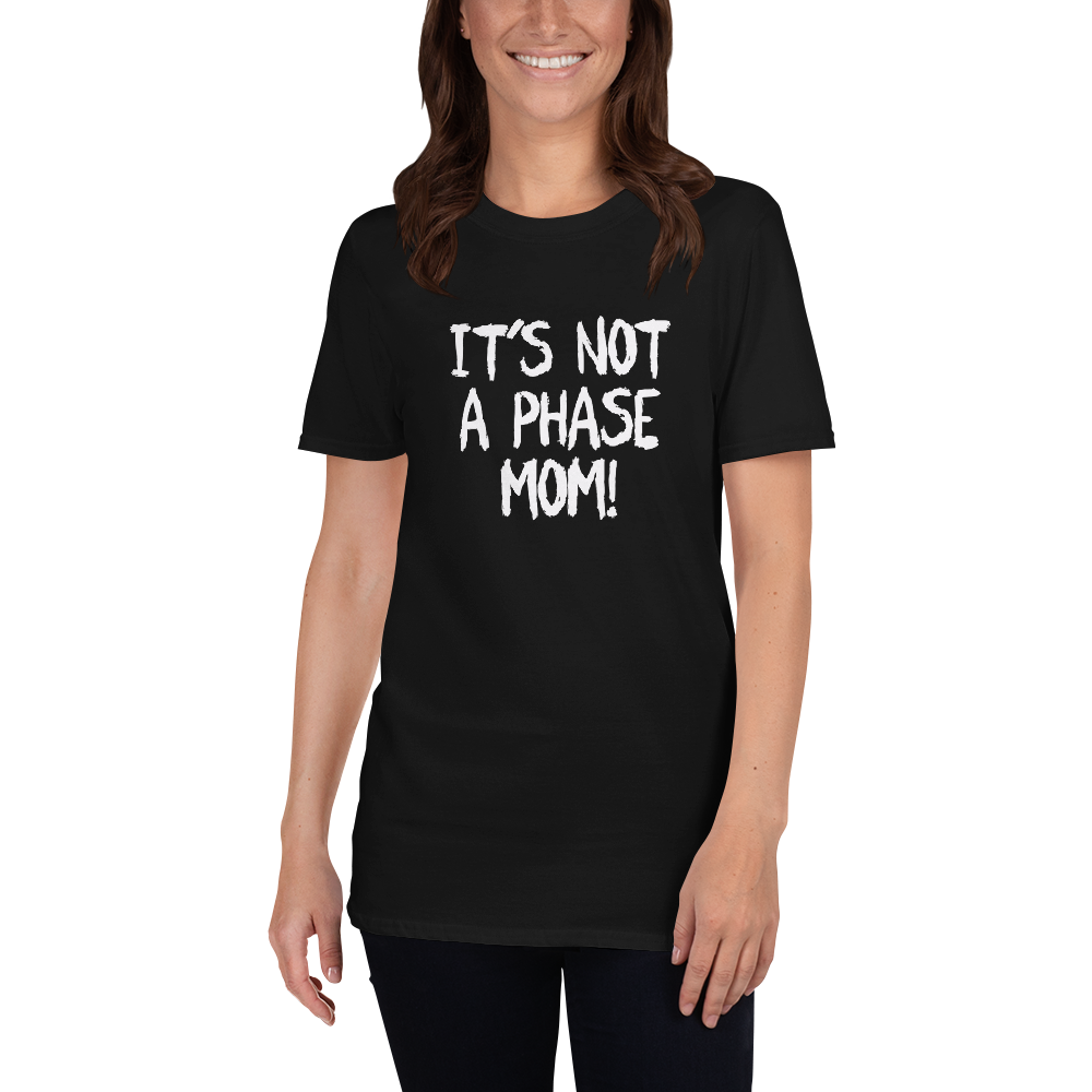 Tees It's Not Just A Phase Mom Emo Gifts Rock Fans Mom Emo It Was Never A  Phase Its A Lifestyle Throw Pillow, 16x16, Multicolor